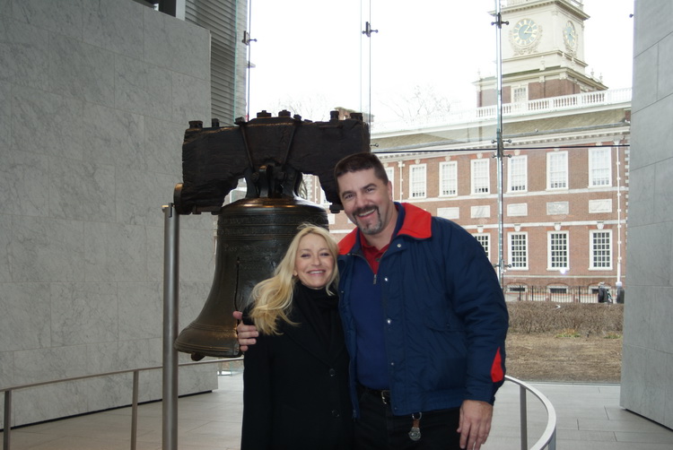 Ann and I at the Liberty Bell