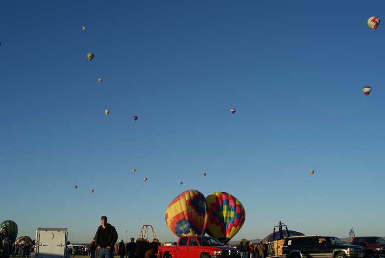 Up early for another Balloon Fiesta