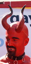 Red Gay Devil Dude