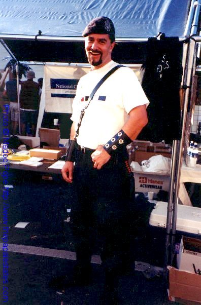 Working the NCSF Booth at Folsom 2000