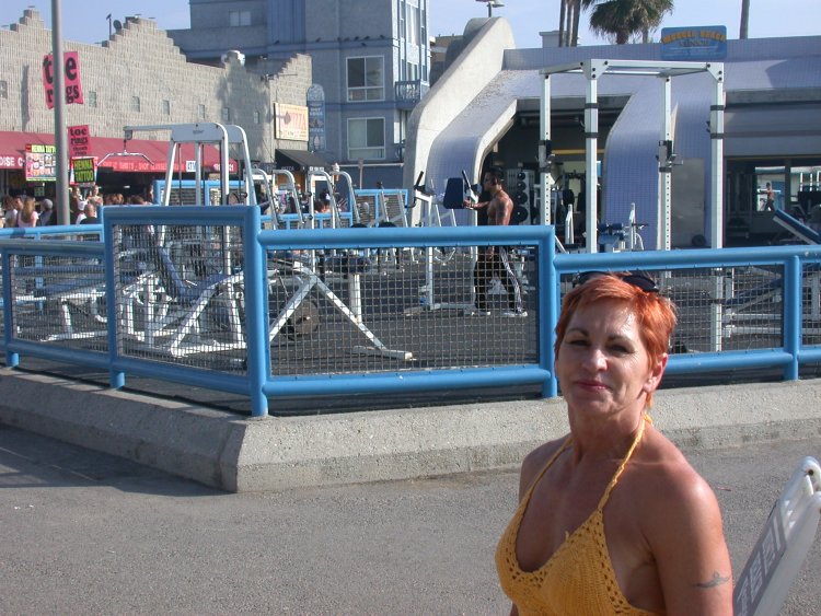 Julia by the gym by the sea