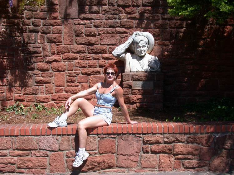 Julia at Will Rodgers in '03