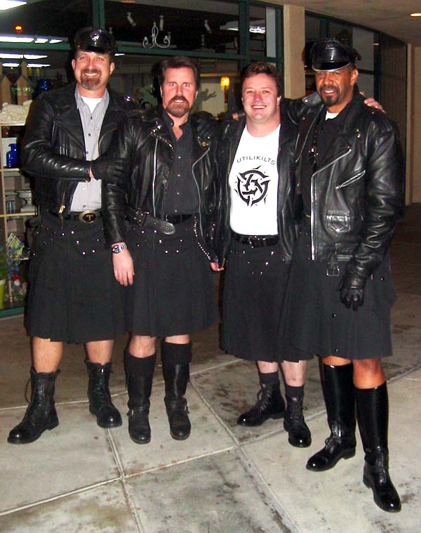 A bunch of likely lads in kilts