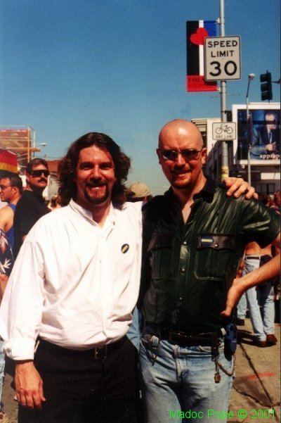 Me and my friend, Andy, at Folsom 99