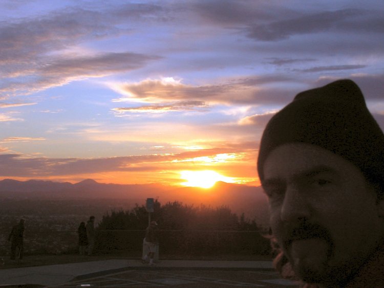 Me At Dawn On Mt. Soledad in 2008