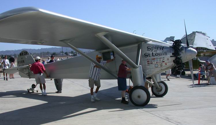 The San Diego Aerospace Museum's Spirit of St. Louis