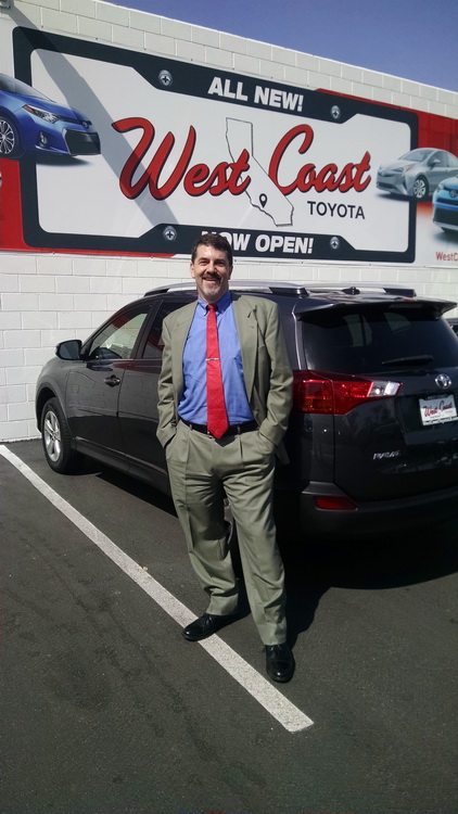 All smiles with my new RAV4