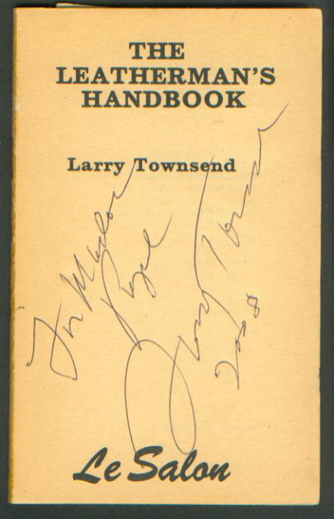 Larry's Signature on my copy of the Handbook