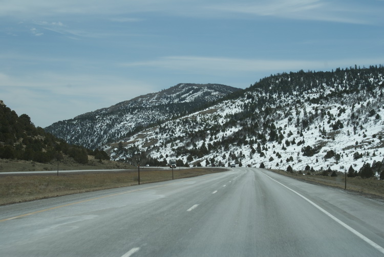 Utah snow along I-70