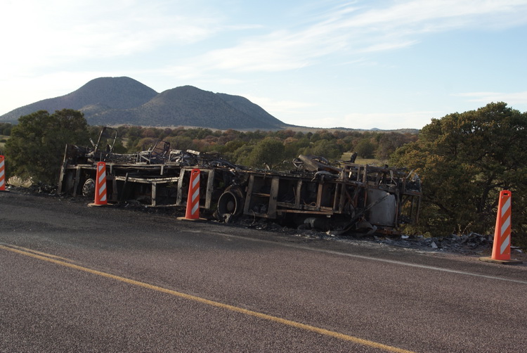 Burnt out RV