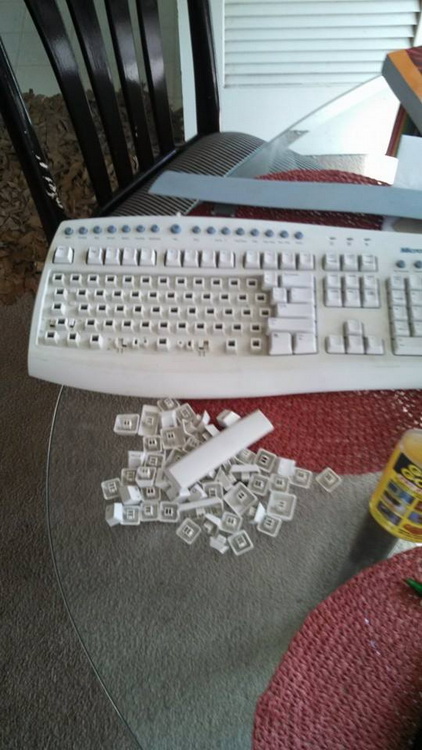 Keyboard cleaning