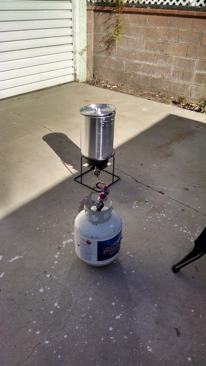 Frying a turkey