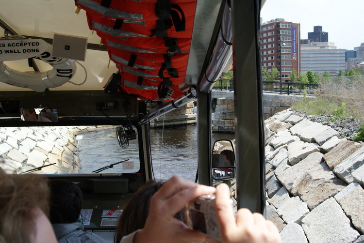 Getting in to the Charles river