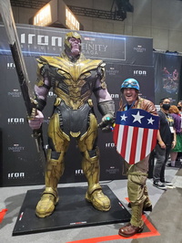 Cap and Thanos