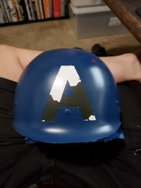Helmet update: liner peeling