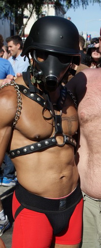 Gas mask hottie