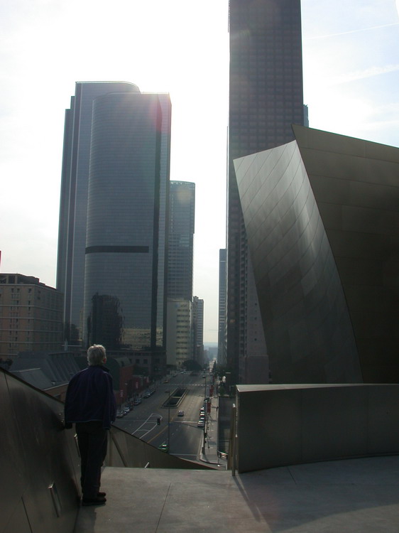 Outside and looking west