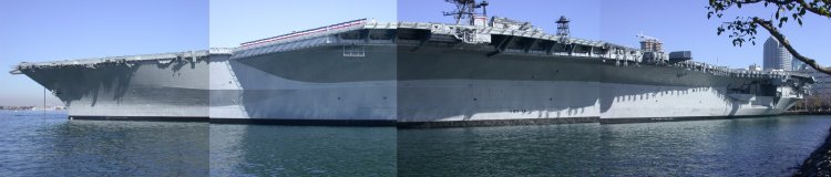 A mighty big ship!  Click on the image to see just how big!