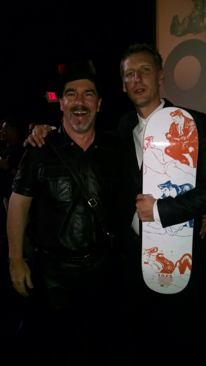 Tom of Finland Movie's LA Premier with its star, Pekka Strang