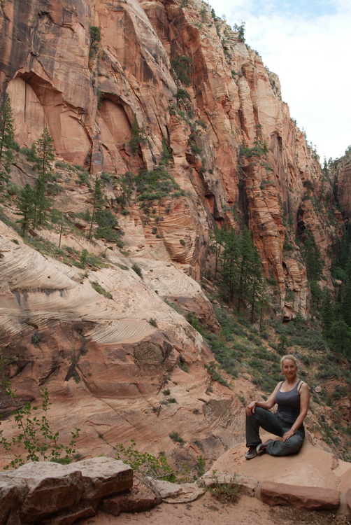 Ann in canyon