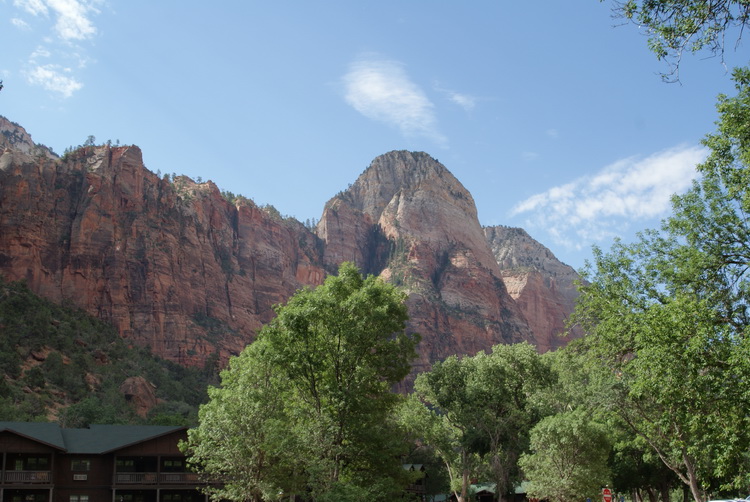 The view out front of our room